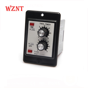 ATDV - Y Twin Timer Relay,Circulation Delay Time Delay Relay,Adjustable Time Relay